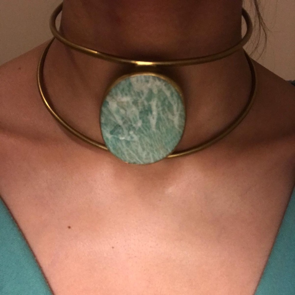 Anthropologie Amazonite Necklace